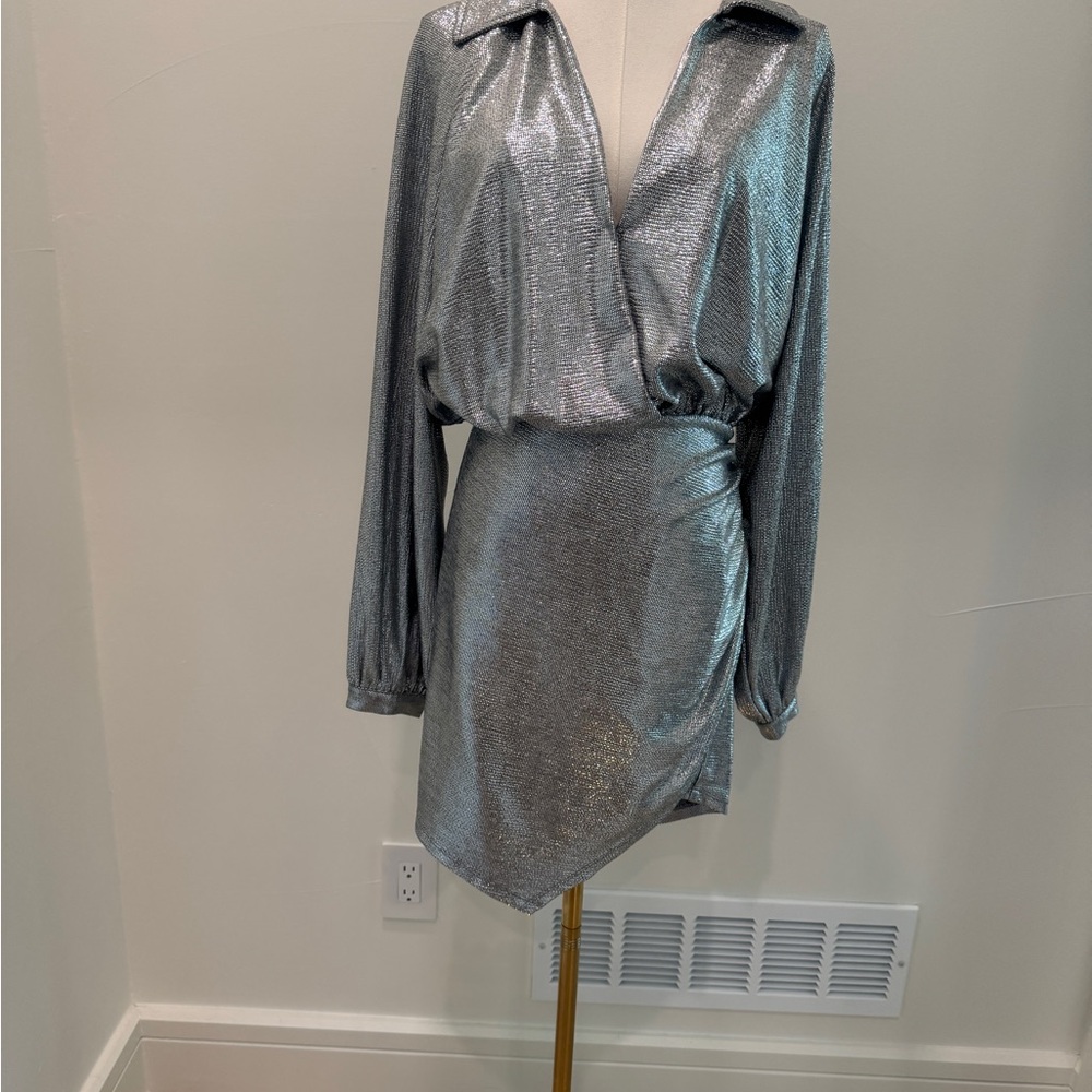 Shimmering Silver Dress
